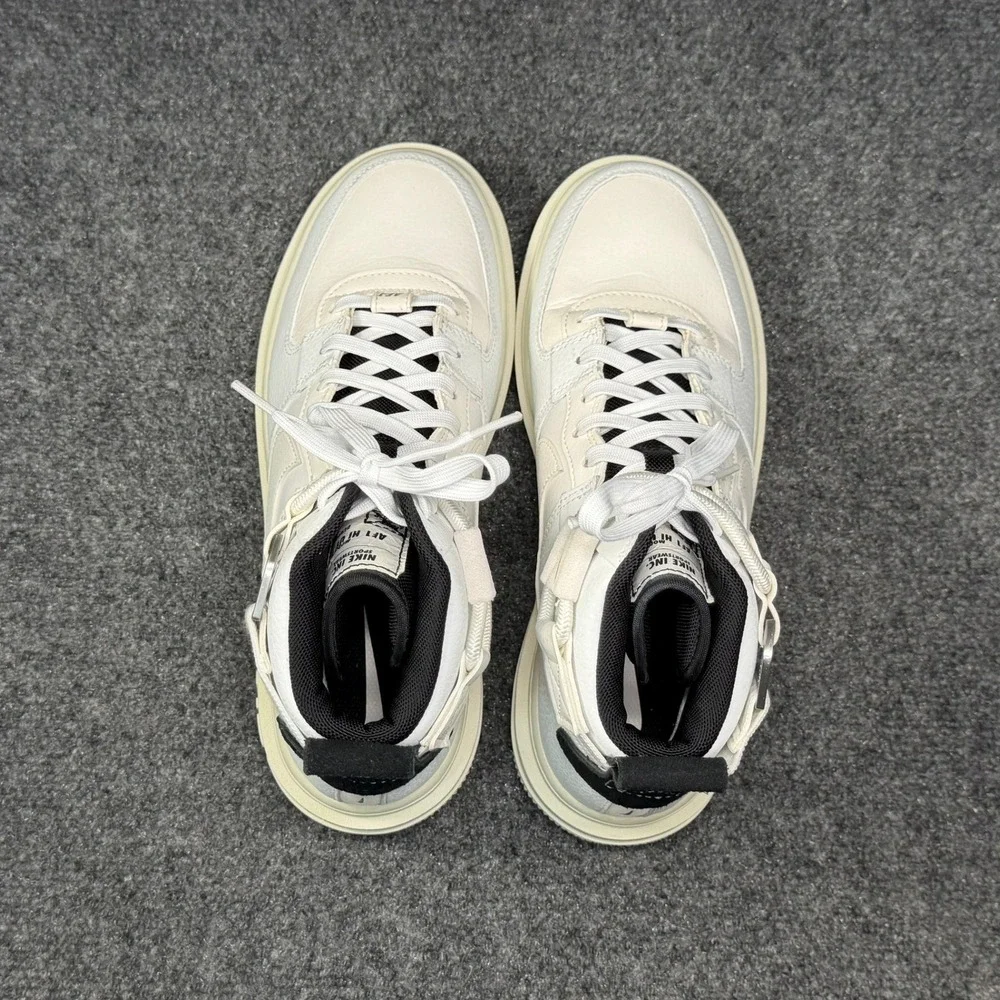 Nike Air Force 1 High Utility 2.0 Shoes Women 9 Summit White Black Retro Leather